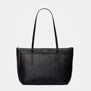 ♠️Kate Spade All Day Spade Flower Medium Tote Bag
, Black NEW NWT